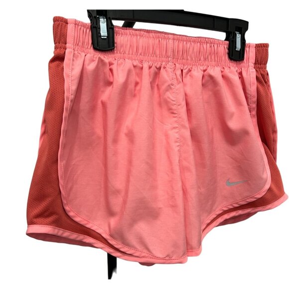 Nike Womens NWT Dri Fit Running Shorts S Pink Coral - Picture 3 of 9
